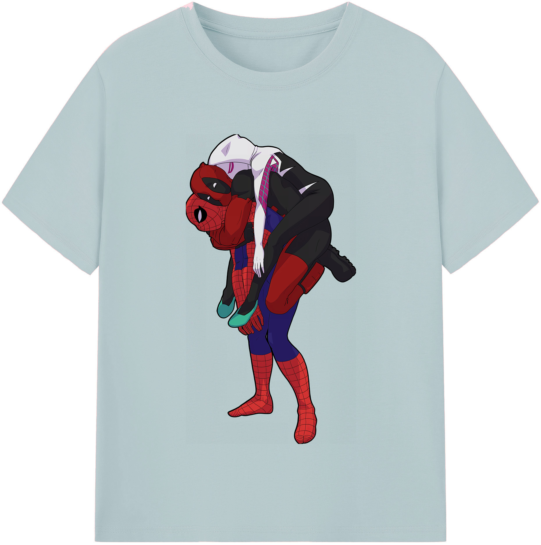 （画像用） Deadpool デッドプール 綿100％半袖Tシャツ（フロントプリント）